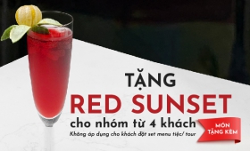 Tặng Welcome Drink - Red Sunset